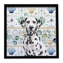 Load image into Gallery viewer, Dalmatian Coastal Sea Glass Framed Metal Print