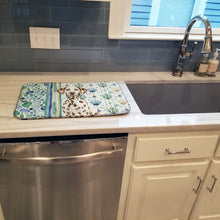 Load image into Gallery viewer, Liver Dalmatian Coastal Sea Glass Dish Drying Mat