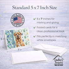 Load image into Gallery viewer, Dogue de Bordeaux Coastal Sea Glass Greeting Cards Pack of 8