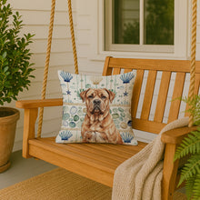 Load image into Gallery viewer, Dogue de Bordeaux Coastal Sea Glass Throw Pillow