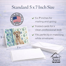 Load image into Gallery viewer, Isabella Dogue de Bordeaux Coastal Sea Glass Greeting Cards Pack of 8
