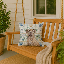 Load image into Gallery viewer, Isabella Dogue de Bordeaux Coastal Sea Glass Throw Pillow