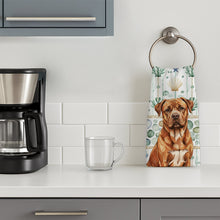 Load image into Gallery viewer, Mahogany Dogue de Bordeaux Coastal Sea Glass Kitchen Towel