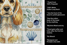 Load image into Gallery viewer, Lemon Roan English Cocker Spaniel Coastal Sea Glass Kitchen Towel