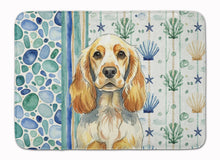 Load image into Gallery viewer, Lemon Roan English Cocker Spaniel Coastal Sea Glass Memory Foam Kitchen Mat