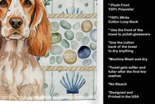 Load image into Gallery viewer, Orange Roan English Cocker Spaniel Coastal Sea Glass Kitchen Towel