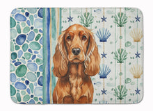 Load image into Gallery viewer, Red English Cocker Spaniel Coastal Sea Glass Memory Foam Kitchen Mat