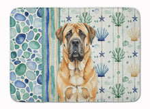 Load image into Gallery viewer, Apricot English Mastiff Coastal Sea Glass Memory Foam Kitchen Mat