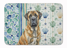 Load image into Gallery viewer, Brindle English Mastiff Coastal Sea Glass Memory Foam Kitchen Mat