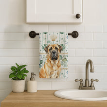 Load image into Gallery viewer, Fawn English Mastiff Coastal Sea Glass Kitchen Towel