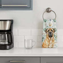 Load image into Gallery viewer, Fawn English Mastiff Coastal Sea Glass Kitchen Towel