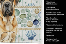 Load image into Gallery viewer, Fawn English Mastiff Coastal Sea Glass Kitchen Towel