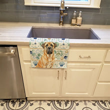 Load image into Gallery viewer, Fawn English Mastiff Coastal Sea Glass Kitchen Towel