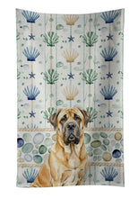 Load image into Gallery viewer, Fawn English Mastiff Coastal Sea Glass Kitchen Towel