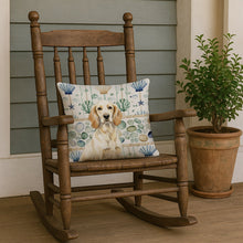 Load image into Gallery viewer, Lemon Belton English Setter Coastal Sea Glass Throw Pillow
