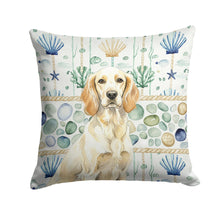 Load image into Gallery viewer, Lemon Belton English Setter Coastal Sea Glass Throw Pillow
