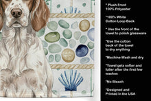 Load image into Gallery viewer, Liver Belton English Setter Coastal Sea Glass Kitchen Towel