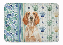 Load image into Gallery viewer, Orange Belton English Setter Coastal Sea Glass Memory Foam Kitchen Mat