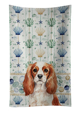 Load image into Gallery viewer, Blenheim English Toy Spaniel Coastal Sea Glass Kitchen Towel