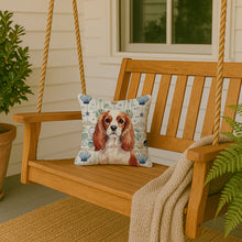 Load image into Gallery viewer, Blenheim English Toy Spaniel Coastal Sea Glass Throw Pillow