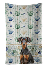 Load image into Gallery viewer, German Pinscher Coastal Sea Glass Kitchen Towel