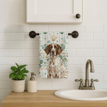 Load image into Gallery viewer, German Shorthaired Pointer Coastal Sea Glass Kitchen Towel