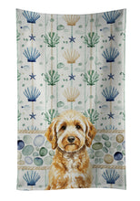 Load image into Gallery viewer, Goldendoodle Coastal Sea Glass Kitchen Towel