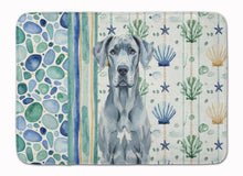 Load image into Gallery viewer, Blue Great Dane Coastal Sea Glass Memory Foam Kitchen Mat