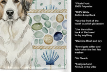 Load image into Gallery viewer, Badger Great Pyrenees Coastal Sea Glass Kitchen Towel