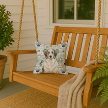Load image into Gallery viewer, Badger Great Pyrenees Coastal Sea Glass Throw Pillow