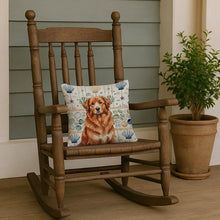 Load image into Gallery viewer, Reddish Brown Great Pyrenees Coastal Sea Glass Throw Pillow