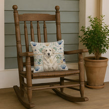 Load image into Gallery viewer, White Great Pyrenees Coastal Sea Glass Throw Pillow