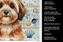 Load image into Gallery viewer, Sable Havanese Coastal Sea Glass Kitchen Towel