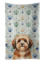 Load image into Gallery viewer, Sable Havanese Coastal Sea Glass Kitchen Towel