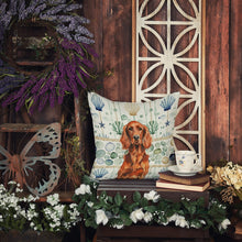 Load image into Gallery viewer, Irish Setter Coastal Sea Glass Throw Pillow