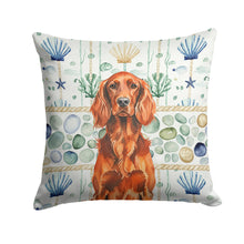 Load image into Gallery viewer, Irish Setter Coastal Sea Glass Throw Pillow