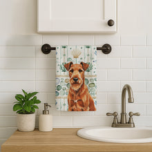 Load image into Gallery viewer, Irish Terrier Coastal Sea Glass Kitchen Towel