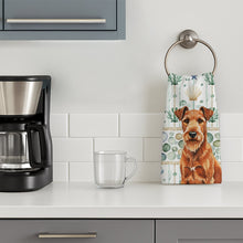 Load image into Gallery viewer, Irish Terrier Coastal Sea Glass Kitchen Towel