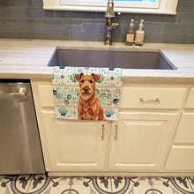 Load image into Gallery viewer, Irish Terrier Coastal Sea Glass Kitchen Towel