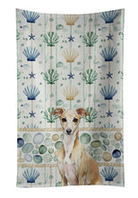 Load image into Gallery viewer, Fawn Italian Greyhound Coastal Sea Glass Kitchen Towel
