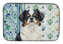 Load image into Gallery viewer, Tricolor Japanese Chin Coastal Sea Glass Dish Drying Mat