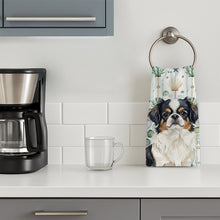 Load image into Gallery viewer, Tricolor Japanese Chin Coastal Sea Glass Kitchen Towel