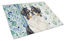 Load image into Gallery viewer, Tricolor Japanese Chin Coastal Sea Glass Glass Cutting Board