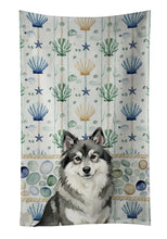 Load image into Gallery viewer, Keeshond Coastal Sea Glass Kitchen Towel