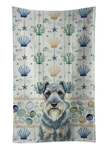 Load image into Gallery viewer, Kerry Blue Terrier Coastal Sea Glass Kitchen Towel