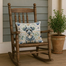 Load image into Gallery viewer, Kerry Blue Terrier Coastal Sea Glass Throw Pillow