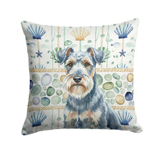 Load image into Gallery viewer, Blue Lakeland Terrier Coastal Sea Glass Throw Pillow
