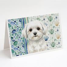 Load image into Gallery viewer, Maltese Coastal Sea Glass Greeting Cards Pack of 8