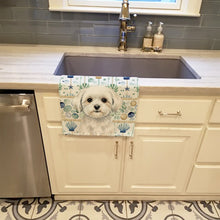 Load image into Gallery viewer, Maltese Coastal Sea Glass Kitchen Towel