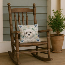 Load image into Gallery viewer, Maltese Coastal Sea Glass Throw Pillow